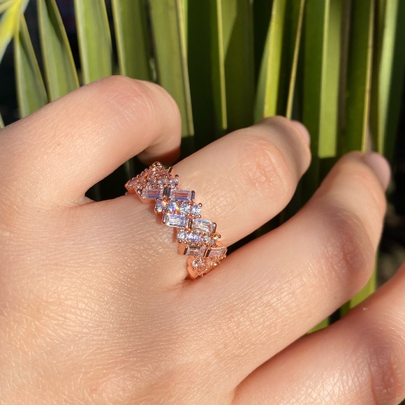 NEW 18k Rose gold plated Ring - Picture 6 of 10